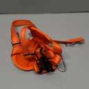 Dog Seat Belt Harness for Car, Dog Car Harness Adjustable Mesh Breathable & Dogs Seatbelt Safety Tether with Elastic Bungee (Orange, S) (Chest: 16.5-21.7", Neck: 8.7-13.8"))