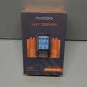 AVCOO 3-in-1 TENS Unit with 32 Modes, Dual Channel EMS Muscle Stimulator with 40 Intensities for Gradual Pain Relief Therapy, Rechargeable Electronic Pulse Massager with 12 Electrode Pads, EVA Case