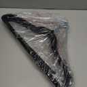 HOUSE DAY Premium Velvet Hangers, Non-Slip Thin Flocked Felt Hangers, Sturdy Clothes Hangers Heavy Duty Coat Hangers & Suit Hangers, Durable Suit Hangers for Closet Space Saving (20 Pack, Black)