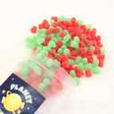 Planet Sweets Christmas Green and Red Spice Drops - 8 Ounces - Holiday Jelly Gummy Candy Bulk (EXP 04/04/27)