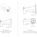 Moen 3829 Non-Diverter 1/2-Inch CC Slip-Fit Tub Filler Spout, Chrome