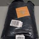 RYB HOME Velvet Curtains 108 inches - Blackout Heavy Duty Curtains Soft Luxury Back Tap Window Covering Privacy Blinds for Kids Room Bathroom Bedroom, Black, W52 x L108 inches, 2 Panels