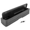Rough Country Under Seat Storage for Chevy Silverado & GMC Sierra 1500/2500HD/3500HD Crew Cab (2019-2026) - Custom Rear Under Seat Organizer Tray with Lockable Lid