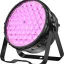 Big Dipper LED Stage Lights Par Lights 54X4W RGBW 4in1 Bright Lighting with High CRI Master-Slave DMX 512 Sound Activated Uplights for Event Concert Club Church, 1 Pack