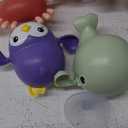 TUMAMA Baby Bath Toy,Bath Bubble Maker Machine with Music,3 Bathtub Wind-Up Toys,Crab Shower Water Toy for Toddlers Kids Boys Grils (Orange)