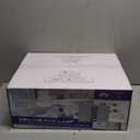 Ceiling Fans with Lights, 42 Inch Low Profile Ceiling Fan with Light and Remote/App Control, Flush Mount, Reversible, 3CCT, Dimmable, Noiseless, Black Ceiling Fan for Indoor/Outdoor Use