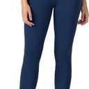 Colorfulkoala Dreamlux No Front Seam Leggings for Women 25" Inseam, High Waisted Buttery Soft 7/ 8 Yoga Pants (XS, Titan)