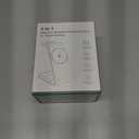 Meifigno 3 in 1 Wireless Charging Station for Apple MagSafe Charger, 15W Fast MagSafe Charger Stand Compatible with iPhone 17-12 Series, Apple Watch & AirPods, White