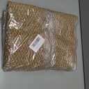 2 x Yancorp Front Door Mat 24"x 35" Faux Jute Indoor Entrance Doormat Outdoor Welcome Mat Entry Entryway Rugs Inside Outside Door Mats for Home Entrance Durable Non Slip Dirt Trapper Duty-Tan