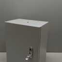 Steel Electrical Junction Box, Indoor&Outdoor Electrical Enclosure Box, Wall Mounted Waterproof&Dustproof Metal Box, Universal Electric Equipment Enclosure Box with Safety Locks and Mounting Plates (16"12"8")