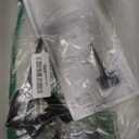 Prime-Line K 5007 Screen and Storm Door Push Button Latch Set With Night Lock, Fits Doors 5/8  1-1/4 In. Thick, Black Finish (Single Pack)