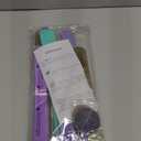 IGUO 30pcs Raya and The Last Dragon Decor Purple Lavender Green Gold Tissue Paper Pom Poms Princess Jasmin Party Flowers Tissue Tassel Garland Polka Dot Paper Garland for Baby Shower Mermaid Birthday