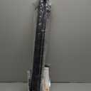 Weatherproof Outdoor Retractable Gate for Dogs with No Rust Stainless Steel Screws and Rods, 55" Wide Waterproof Retractable Baby Gates, Scratch-Resistant Mesh Safety Outdoor Pet Gate for Deck, Black