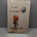 Vintage Astronaut Nursery Canvas Wall Art Space Explore Picture Wall Decor Dream Big Little One Poster Cute Dog Toddler Painting Print Artwork for Kids Boys Room Bedroom Playroom Decor, Framed (24L"x16W")