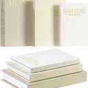 Set of 3 Decorative Books for Home Decor, Linen Faux Books for Coffee Table, Bookshelf or Mantel, Aesthetic Fake Book Storage Boxes with Magnetic Snap for Photo Organization & Keepsakes Box