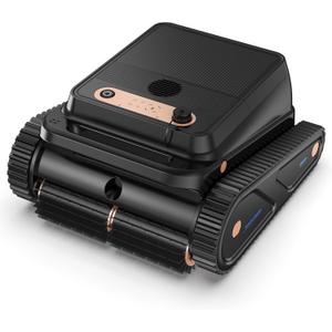 U8 Cordless Robotic Pool Cleaner, Pool Vacuum for Inground Pools, Wall & Waterline Cleaning, 150min Battery Life, Intelligent Route Planning, for Pools up to 2,000 Sq.ft (Black)