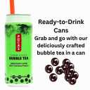 Pocas Bubble Tea with Tapioca Pearls, (Pack of 4, 16.5 oz), Asian Drinks, Refreshing Milk Tea with Boba Pearls (Honeydew) (EXP 04/26/26)