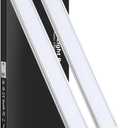 Acegoo RV Dimmable Under Cabinet LED Lighting 12V Linear Light Bar with Integral On Off Dimming Switch & Red Night Light, Screw Mount Hard-Wired for RV Van Truck Motorhome (12 Inches Warm White 2Pcs)