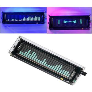 Audio Spectrum Analyzer, LED Music Spectrum Indicator, Spectrum Mode Optional/Frequency Response: 300Hz-20KHz/display Resolution: 25 Segments 15 Levels, Used for Car Audio