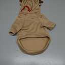 Warm Dog Winter Clothes Cute Fruit Dog Coat Hoodies Fleece Pet Dogs Costume Jacket for French Bulldog Chihuahua Ropa para Perro (Coffee, M)