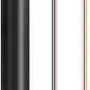 Iceilfan 36" Ceiling Fan Extension Downrod with Wires, 3FT Black Downrod for Fan,1" Outside Diameter,Suit for Most of Fan(Not Threaded)
