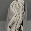 Joydeco Linen Curtains 96 inch Length 2 Panel Set, Light Filtering Curtain for Living Room Bedroom, 52 inch Wide Drapes with Rod Pocket Back Tab (96" Lx52 W, Ivory on Linen)