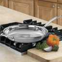 Cuisinart MultiClad Pro 12" w/Helper Handle Skillet, Inch, Stainless Steel