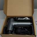 Massage Device, Muscle Massage Device for Athletes Handheld Electric Deep Tissue Back Massager, Percussion Massage Device for Pain Relief with 30 Speed Levels 9 Heads (Grey)