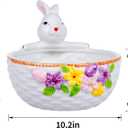 Adorable Easter Ceramic Candy Dish - Easter Bunny Candy Bowl, Dishwasher and Microwave Safe