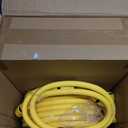 Retractable Garden Hose Reel, 1/2" x 100FT + 6.6FT Automatic Retractable Water Hose Reel Wall Mount, with 10- Function Sprayer Nozzle, Any Length Lock/Auto Rewind/180Swivel