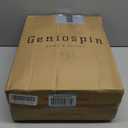 Geniospin Queen Comforter Set - 7 Pieces Comforter Queen Size, Soft Solid Bedding Set for All Season, Textured Bed in a Bag with Sheets, Pillowcases & Shams (Navy Blue, 90''x90'')