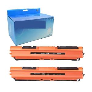 Compatible CE310A Cartouches De Toner Compatible Pour for Color Pro CP1025 CP1025NW CP1020 100(2BK)