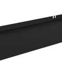 FRMSAET Under Desk Keyboard Tray Heavy-Duty All-Metal Material 20/24/30 inches Platform Computer Drawer Organizer Home Office Kitchen Bedroom Garage Storage Tool - Easy to Install.(30 inches, Black) (Large)