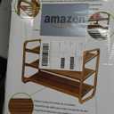 Oceanstar SR1231 3-Tier Bamboo Shoe Rack