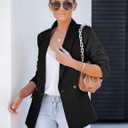 luvamia Blazer Jackets for Women Work Casual Office Long Sleeve Fashion Dressy Business Outfits (M)