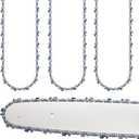16" Chainsaw Chains Replacement for Makita XCU03,XCU04,XCU09,DUC400,EA3200S,EA3201S,EA3500S, EA3501S,GCU03Z,E-00240 Saw Chains 56 Drive Links,3/8" LP Pitch,0.043"Gauge,Chain Saw Blade (3 Packs)