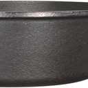 Lodge 5 Quart Pre-Seasoned Cast Iron Deep Skillet - Signature Teardrop Handle & Assist Handle - Use in the Oven, on the Stove or Grill, or Over a Campfire - Black