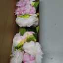 Pink Peonies Silk Flowers 2 Bouquets Pink Fake Peonies 14 Heads Faux Peony Flowers with Stems for Wedding Decoration Bride Bouquet Faux Flowers Crafts Floral Arrangement (Multi-Pink)