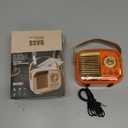 Retro Bluetooth Speaker, Vintage Wireless Speaker,Portable Mini Radio Old Fashion Style for Room Decor Kitchen Desk Bedroom Office,Supports TWS Pairing for iPhone,Android Devices