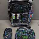 Meetbelify Kids Rolling Backpack with Wheels for Boys Rolling Backpacks with Lunch Box for Elementary School Students 3 in 1 Travel Luggage Suitcase for Boys Age 8-10