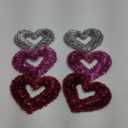 2-pk Three Valentine Hanging Hearts  18 inches 