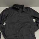 Women's Button Down Shirts Classic Fit Dress Shirt Work Business Casual Long Sleeve Blouse Tops (All Black)