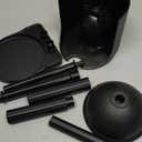 2 in 1 Toilet Plunger and Brush SetExtended Handle PlungerToilet Bowl Brush Plunger Set, Bathroom Cleaning Tools Toilet Brush Plunger ComboCleaning BrushBathroom Cleaning Supplies (Black)