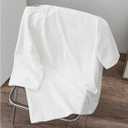 OYOANGLE Mens Palm Tree Print Short Sleeve Graphic T Shirt Hawaiian Summer Beach T-Shirt (White, L)