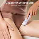Hair Removal Epilators Bikini Trimmer for Women, Painless Waterproof Electric Foil Shaver Razors for Facial Leg Body Armpit, Ceramic Blade with Type-C Charging, Travel Size, SE Version