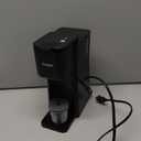 Mini Hot and Iced Coffee Maker Single Serve, for K Cup and Ground, 6 to 14 Oz Brew Sizes, with Recipe Book, for Home, Travel, RV, Office and Dorm, Classic Black (2.0 Version)