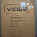 Vicwe Office Chair Mat for Carpet, 32''x 48'' Computer Desk Chair Mat for Carpeted Floors, Easy Rolling Hard Mat for Office Chair on Carpets, Anti-Slip Carpet Protector Mat Clear,Ship Flat