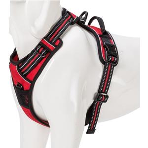 TRUE LOVE Adjustable No-Pull Dog Harness Reflective Pup Vest Harnesses Comfortable Control Brilliant Colors Truelove TLH5651(Red,L)