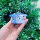 DIY Name Scrubs Nurse Christmas Ornament 2024, Blue Uniform with Stethoscope for Xmas Tree, Keepsake Gift for Doctor Nurse Practitioner Health Workers Gift Ideas, Nursing Tree Acrylic Flat Ornaments