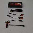 4PCS LED Grille Lights, Bright Amber LED Grill Lights with Wiring Harness, Waterproof Front Grill Trim Lamps, Vehicle Exterior Grille Lamps Replacement for 2016-2019 Tacoma TRD PRO Front Grille